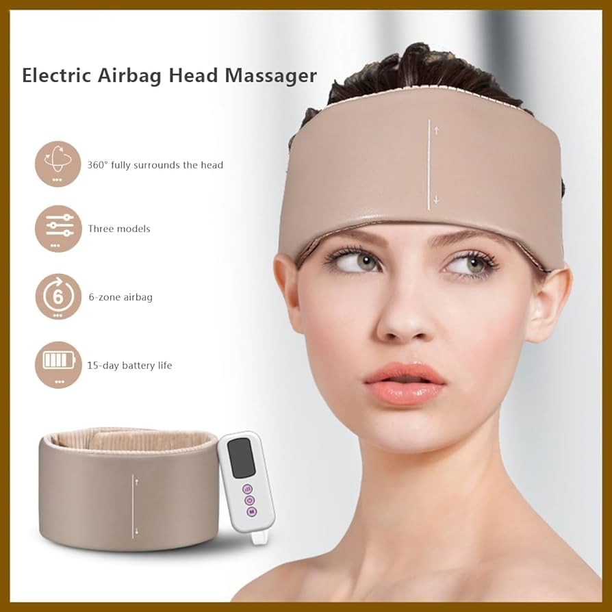 Smart Air Presser Massager for Migraine Headache