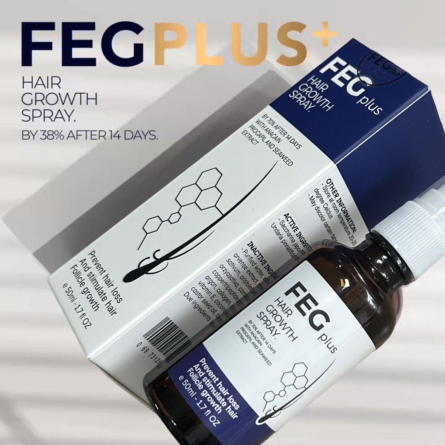 FEG Plus - Minoxidil Hair Growth Spray