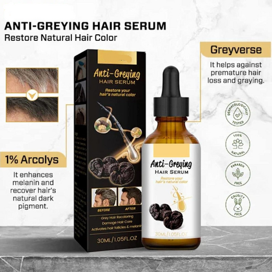 Anti greying Hair Serum Ganoderma Lucidum Black Hair Solutions 30ml