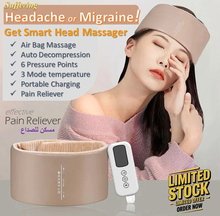 Smart Air Presser Massager for Migraine Headache