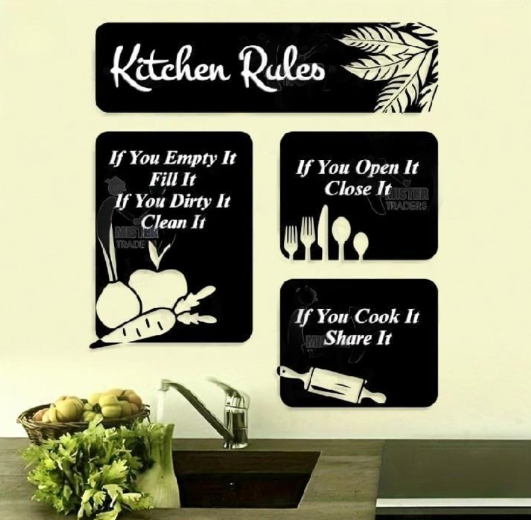 Wall Decor - Kitchen Rules