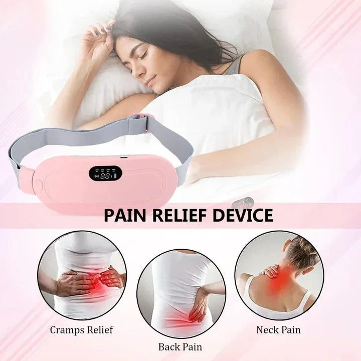 Portable Menstrual Heating Massager belt for Period Cramp and Muscular Pain Relief
